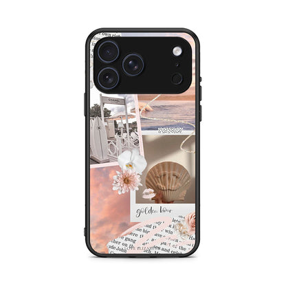iPhone 17 Pro Golden Hour Θήκη Αγίου Βαλεντίνου από τη Smartfits με σχέδιο στο πίσω μέρος και μαύρο περίβλημα | Smartphone case with colorful back and black bezels by Smartfits