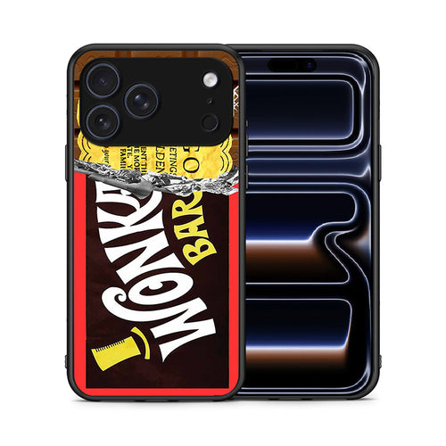 Θήκη iPhone 17 Pro Golden Ticket από τη Smartfits με σχέδιο στο πίσω μέρος και μαύρο περίβλημα | iPhone 17 Pro Golden Ticket case with colorful back and black bezels