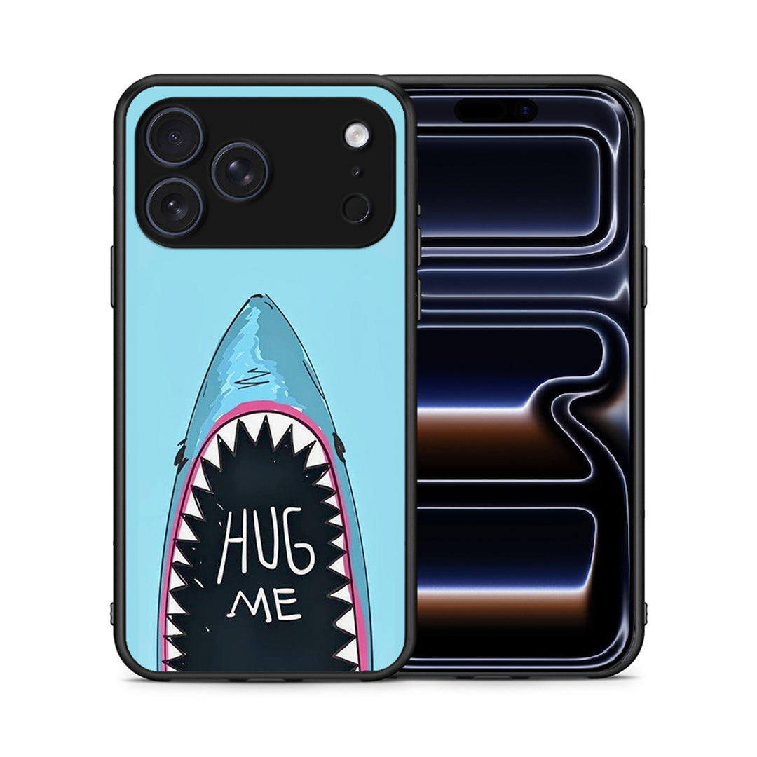Θήκη iPhone 17 Pro Hug Me από τη Smartfits με σχέδιο στο πίσω μέρος και μαύρο περίβλημα | iPhone 17 Pro Hug Me case with colorful back and black bezels