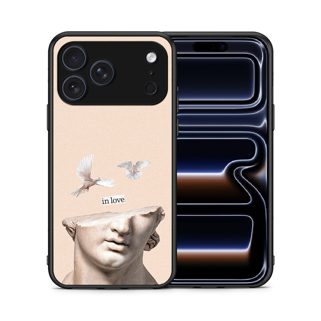 Θήκη iPhone 17 Pro In Love από τη Smartfits με σχέδιο στο πίσω μέρος και μαύρο περίβλημα | iPhone 17 Pro In Love case with colorful back and black bezels