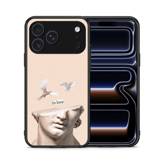 Θήκη iPhone 17 Pro In Love από τη Smartfits με σχέδιο στο πίσω μέρος και μαύρο περίβλημα | iPhone 17 Pro In Love case with colorful back and black bezels