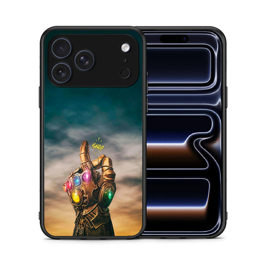 Θήκη iPhone 17 Pro Infinity Snap από τη Smartfits με σχέδιο στο πίσω μέρος και μαύρο περίβλημα | iPhone 17 Pro Infinity Snap case with colorful back and black bezels