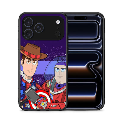 Θήκη iPhone 17 Pro Infinity Story από τη Smartfits με σχέδιο στο πίσω μέρος και μαύρο περίβλημα | iPhone 17 Pro Infinity Story case with colorful back and black bezels