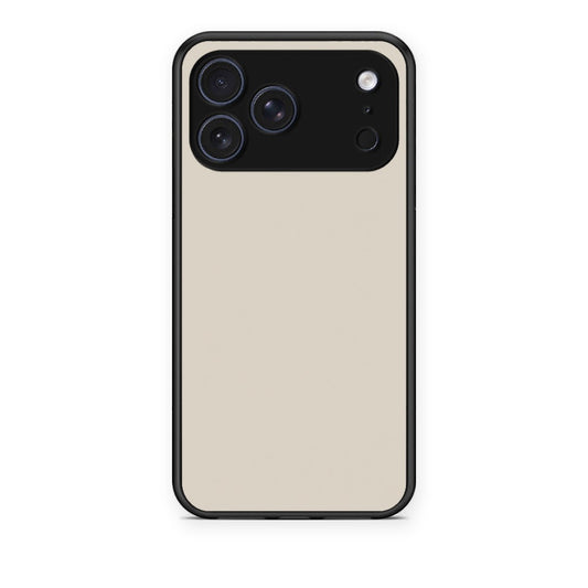 Θήκη iPhone 17 Pro Ivory Beige από τη Smartfits με σχέδιο στο πίσω μέρος και μαύρο περίβλημα | iPhone 17 Pro Ivory Beige case with colorful back and black bezels