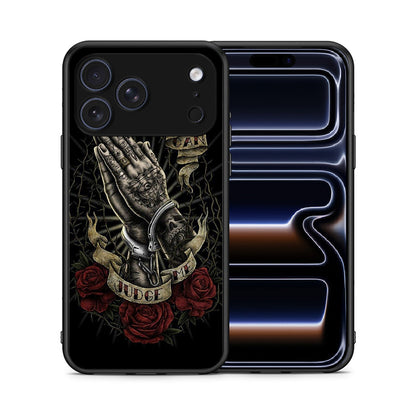Θήκη iPhone 17 Pro Judge By God από τη Smartfits με σχέδιο στο πίσω μέρος και μαύρο περίβλημα | iPhone 17 Pro Judge By God case with colorful back and black bezels