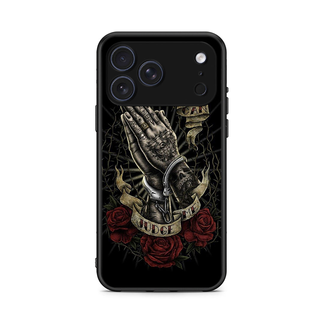 iPhone 17 Pro Judge By God θήκη από τη Smartfits με σχέδιο στο πίσω μέρος και μαύρο περίβλημα | Smartphone case with colorful back and black bezels by Smartfits