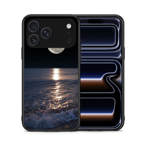 Θήκη iPhone 17 Pro Moon Landscape από τη Smartfits με σχέδιο στο πίσω μέρος και μαύρο περίβλημα | iPhone 17 Pro Moon Landscape case with colorful back and black bezels