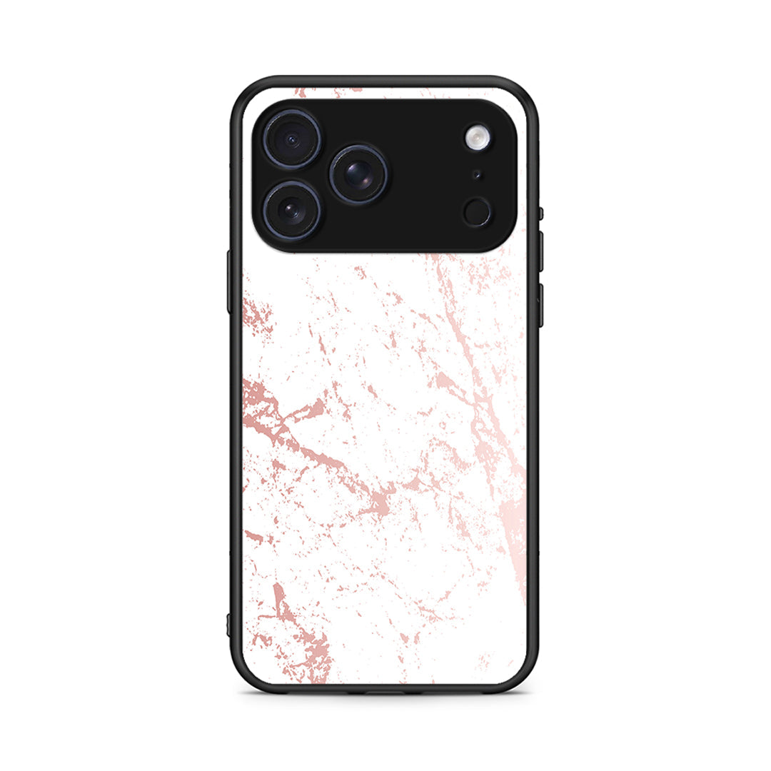 116 - iPhone 17 Pro Pink Splash Marble case, cover, bumper