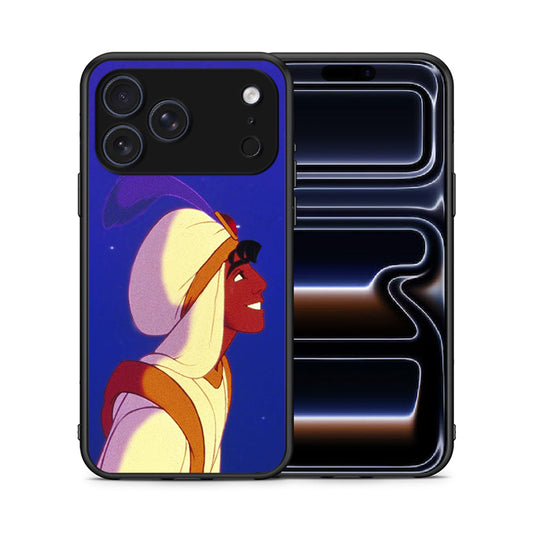 Θήκη iPhone 17 Pro Max Alladin And Jasmine Love 1 από τη Smartfits με σχέδιο στο πίσω μέρος και μαύρο περίβλημα | iPhone 17 Pro Max Alladin And Jasmine Love 1 case with colorful back and black bezels