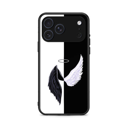 iPhone 17 Pro Max Angels Demons θήκη από τη Smartfits με σχέδιο στο πίσω μέρος και μαύρο περίβλημα | Smartphone case with colorful back and black bezels by Smartfits