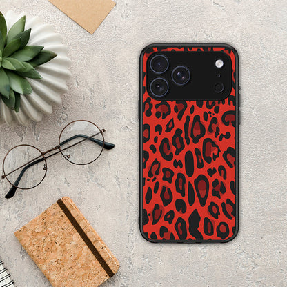 Animal Red Leopard - iPhone 17 Pro Max θήκη