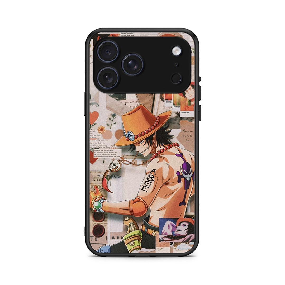 iPhone 17 Pro Max Anime Collage θήκη από τη Smartfits με σχέδιο στο πίσω μέρος και μαύρο περίβλημα | Smartphone case with colorful back and black bezels by Smartfits