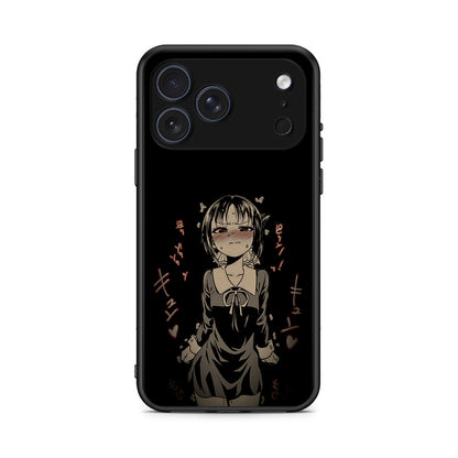 iPhone 17 Pro Max Anime Girl θήκη από τη Smartfits με σχέδιο στο πίσω μέρος και μαύρο περίβλημα | Smartphone case with colorful back and black bezels by Smartfits