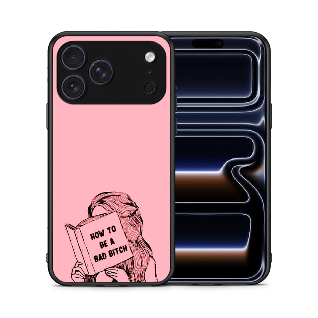Θήκη iPhone 17 Pro Max Bad Bitch από τη Smartfits με σχέδιο στο πίσω μέρος και μαύρο περίβλημα | iPhone 17 Pro Max Bad Bitch case with colorful back and black bezels