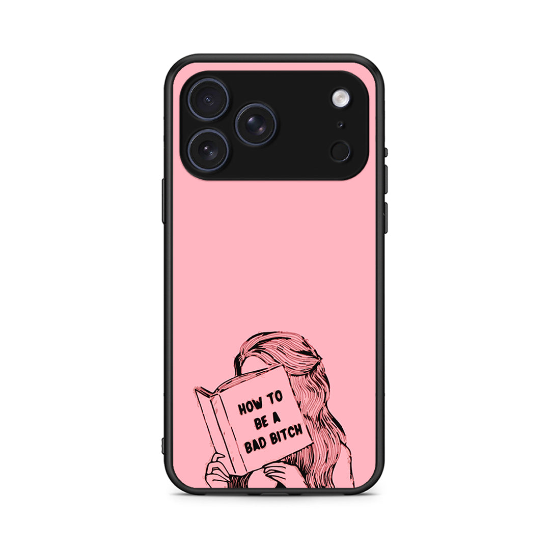 iPhone 17 Pro Max Bad Bitch θήκη από τη Smartfits με σχέδιο στο πίσω μέρος και μαύρο περίβλημα | Smartphone case with colorful back and black bezels by Smartfits