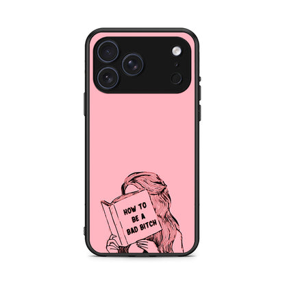 iPhone 17 Pro Max Bad Bitch θήκη από τη Smartfits με σχέδιο στο πίσω μέρος και μαύρο περίβλημα | Smartphone case with colorful back and black bezels by Smartfits
