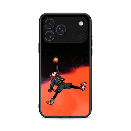 iPhone 17 Pro Max Basketball Hero θήκη από τη Smartfits με σχέδιο στο πίσω μέρος και μαύρο περίβλημα | Smartphone case with colorful back and black bezels by Smartfits