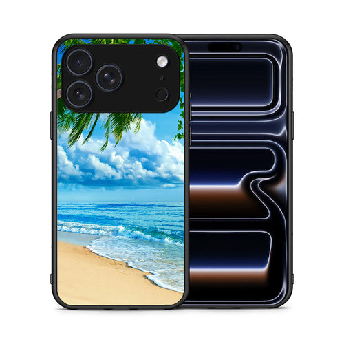 Θήκη iPhone 17 Pro Max Beautiful Beach από τη Smartfits με σχέδιο στο πίσω μέρος και μαύρο περίβλημα | iPhone 17 Pro Max Beautiful Beach case with colorful back and black bezels