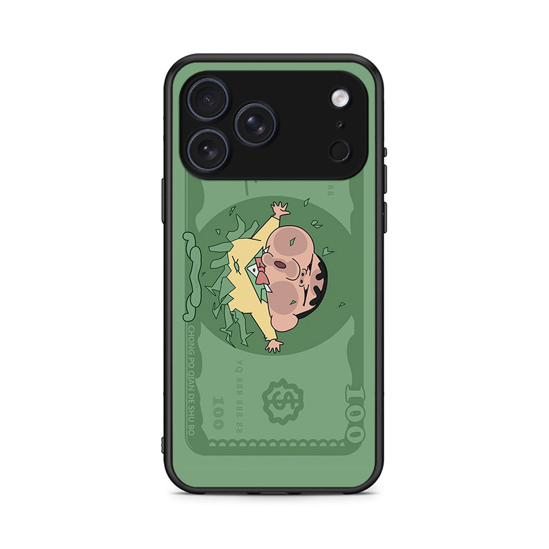 iPhone 17 Pro Max Big Money Θήκη Αγίου Βαλεντίνου από τη Smartfits με σχέδιο στο πίσω μέρος και μαύρο περίβλημα | Smartphone case with colorful back and black bezels by Smartfits