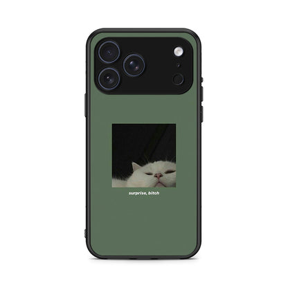 iPhone 17 Pro Max Bitch Surprise θήκη από τη Smartfits με σχέδιο στο πίσω μέρος και μαύρο περίβλημα | Smartphone case with colorful back and black bezels by Smartfits