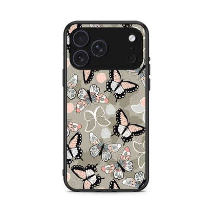 135 - iPhone 17 Pro Max Butterflies Boho case, cover, bumper