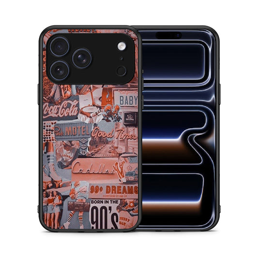Θήκη iPhone 17 Pro Max Born In 90s από τη Smartfits με σχέδιο στο πίσω μέρος και μαύρο περίβλημα | iPhone 17 Pro Max Born In 90s case with colorful back and black bezels