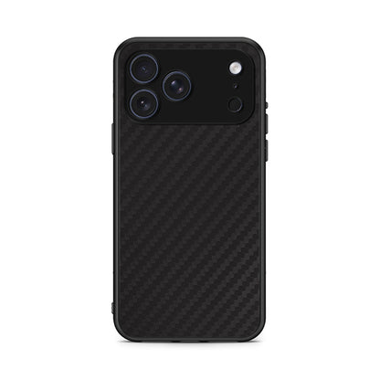 iPhone 17 Pro Max Carbon Black θήκη από τη Smartfits με σχέδιο στο πίσω μέρος και μαύρο περίβλημα | Smartphone case with colorful back and black bezels by Smartfits