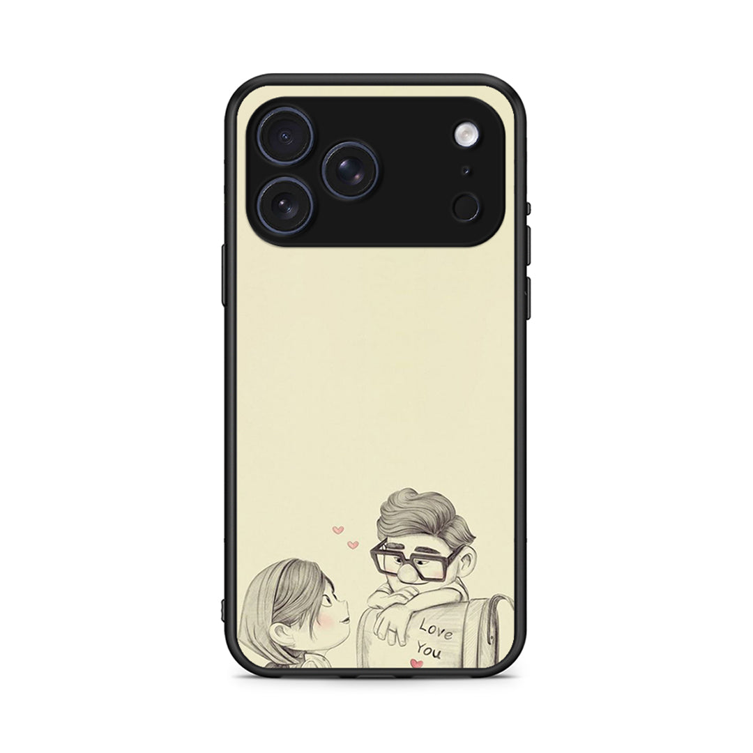 iPhone 17 Pro Max Carl And Ellie θήκη από τη Smartfits με σχέδιο στο πίσω μέρος και μαύρο περίβλημα | Smartphone case with colorful back and black bezels by Smartfits