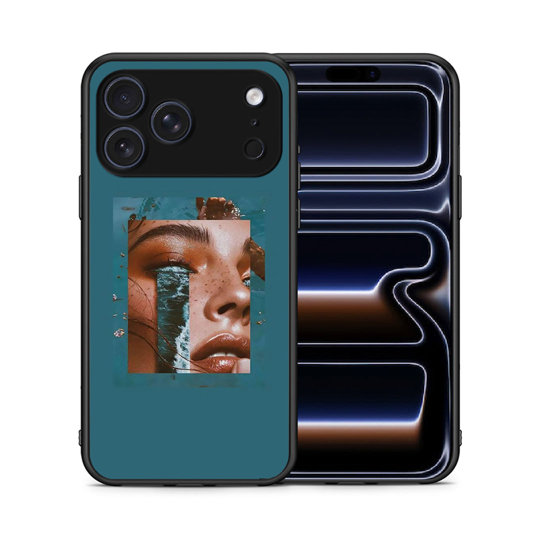 Θήκη iPhone 17 Pro Max Cry An Ocean από τη Smartfits με σχέδιο στο πίσω μέρος και μαύρο περίβλημα | iPhone 17 Pro Max Cry An Ocean case with colorful back and black bezels