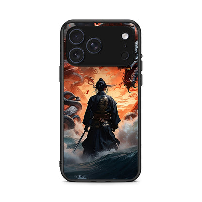 iPhone 17 Pro Max Dragons Fight θήκη από τη Smartfits με σχέδιο στο πίσω μέρος και μαύρο περίβλημα | Smartphone case with colorful back and black bezels by Smartfits