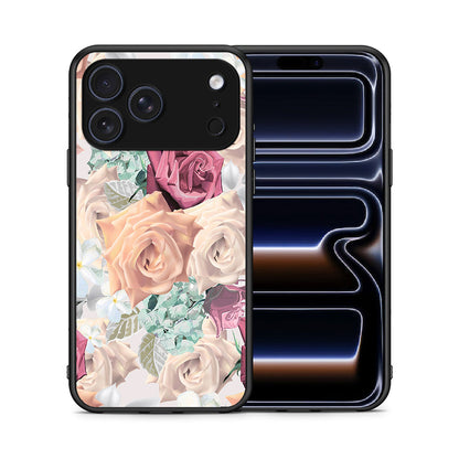 Θήκη iPhone 17 Pro Max Bouquet Floral από τη Smartfits με σχέδιο στο πίσω μέρος και μαύρο περίβλημα | iPhone 17 Pro Max Bouquet Floral case with colorful back and black bezels