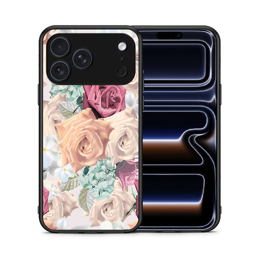 Θήκη iPhone 17 Pro Max Bouquet Floral από τη Smartfits με σχέδιο στο πίσω μέρος και μαύρο περίβλημα | iPhone 17 Pro Max Bouquet Floral case with colorful back and black bezels