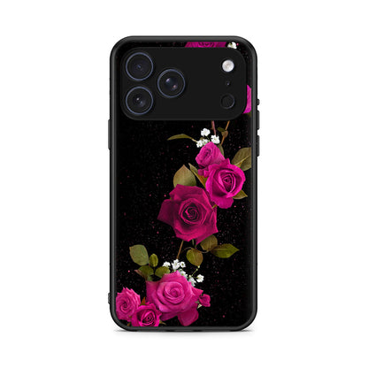 4 - iPhone 17 Pro Max Red Roses Flower case, cover, bumper
