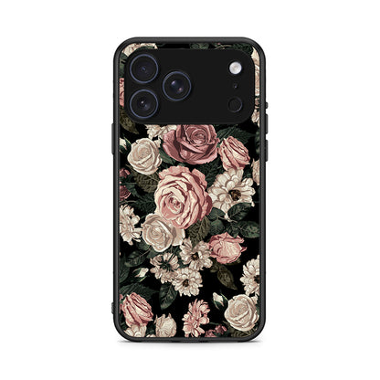 4 - iPhone 17 Pro Max Wild Roses Flower case, cover, bumper