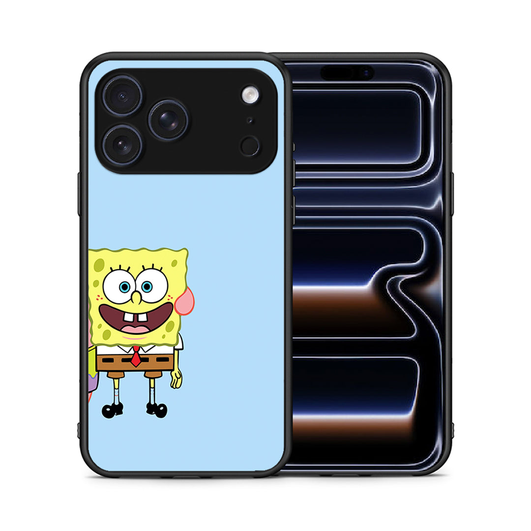 Θήκη iPhone 17 Pro Max Friends Bob από τη Smartfits με σχέδιο στο πίσω μέρος και μαύρο περίβλημα | iPhone 17 Pro Max Friends Bob case with colorful back and black bezels