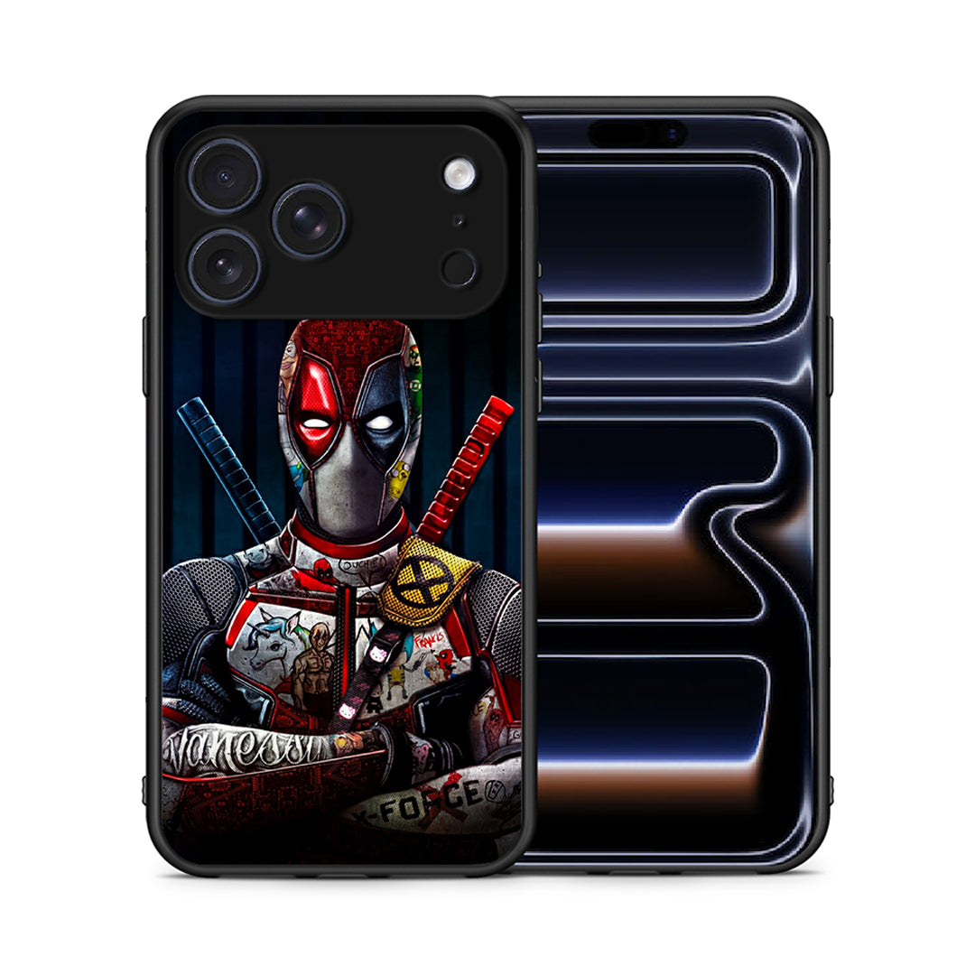 Θήκη iPhone 17 Pro Max Funny Guy από τη Smartfits με σχέδιο στο πίσω μέρος και μαύρο περίβλημα | iPhone 17 Pro Max Funny Guy case with colorful back and black bezels