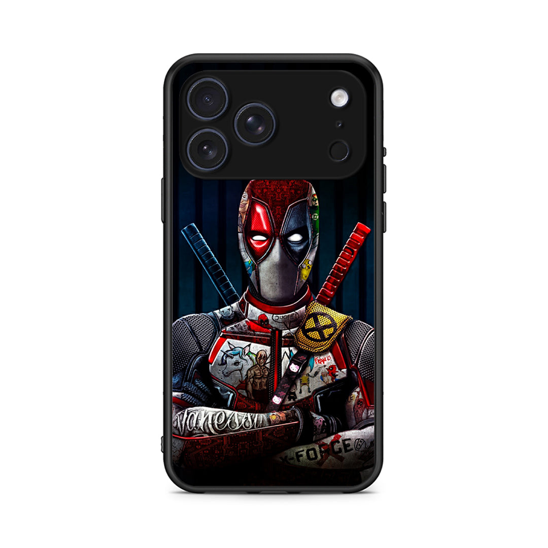 iPhone 17 Pro Max Funny Guy θήκη από τη Smartfits με σχέδιο στο πίσω μέρος και μαύρο περίβλημα | Smartphone case with colorful back and black bezels by Smartfits
