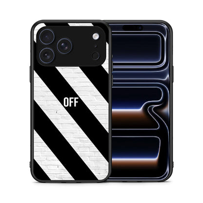 Θήκη iPhone 17 Pro Max Get Off από τη Smartfits με σχέδιο στο πίσω μέρος και μαύρο περίβλημα | iPhone 17 Pro Max Get Off case with colorful back and black bezels