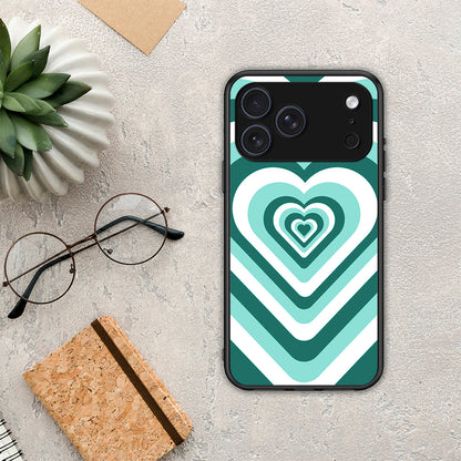 Green Hearts - iPhone 17 Pro Max θήκη
