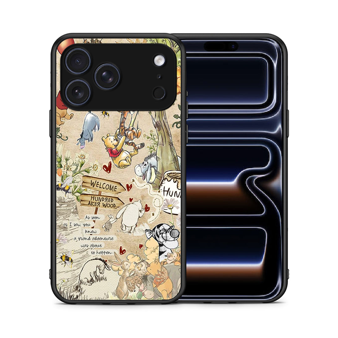 Θήκη iPhone 17 Pro Max Happy Friends από τη Smartfits με σχέδιο στο πίσω μέρος και μαύρο περίβλημα | iPhone 17 Pro Max Happy Friends case with colorful back and black bezels