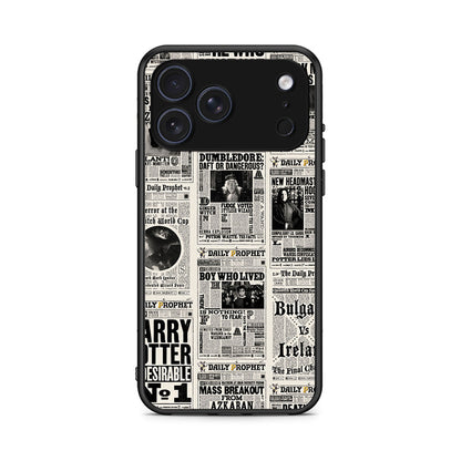 iPhone 17 Pro Max Harry Paper θήκη από τη Smartfits με σχέδιο στο πίσω μέρος και μαύρο περίβλημα | Smartphone case with colorful back and black bezels by Smartfits