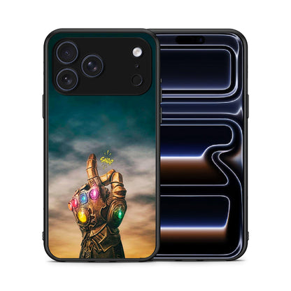Θήκη iPhone 17 Pro Max Infinity Snap από τη Smartfits με σχέδιο στο πίσω μέρος και μαύρο περίβλημα | iPhone 17 Pro Max Infinity Snap case with colorful back and black bezels
