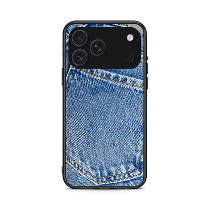 iPhone 17 Pro Max Jeans Pocket θήκη από τη Smartfits με σχέδιο στο πίσω μέρος και μαύρο περίβλημα | Smartphone case with colorful back and black bezels by Smartfits