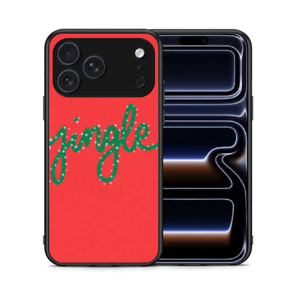 Θήκη iPhone 17 Pro Max Jingle Xmas από τη Smartfits με σχέδιο στο πίσω μέρος και μαύρο περίβλημα | iPhone 17 Pro Max Jingle Xmas case with colorful back and black bezels