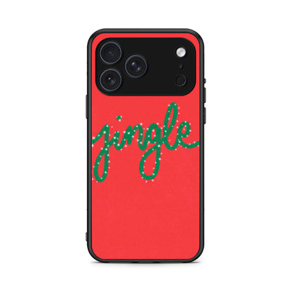 iPhone 17 Pro Max Jingle Xmas θήκη από τη Smartfits με σχέδιο στο πίσω μέρος και μαύρο περίβλημα | Smartphone case with colorful back and black bezels by Smartfits