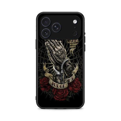 iPhone 17 Pro Max Judge By God θήκη από τη Smartfits με σχέδιο στο πίσω μέρος και μαύρο περίβλημα | Smartphone case with colorful back and black bezels by Smartfits