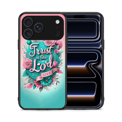 Θήκη iPhone 17 Pro Max Lord Trust από τη Smartfits με σχέδιο στο πίσω μέρος και μαύρο περίβλημα | iPhone 17 Pro Max Lord Trust case with colorful back and black bezels