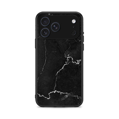 iPhone 17 Pro Max Marble Black θήκη από τη Smartfits με σχέδιο στο πίσω μέρος και μαύρο περίβλημα | Smartphone case with colorful back and black bezels by Smartfits