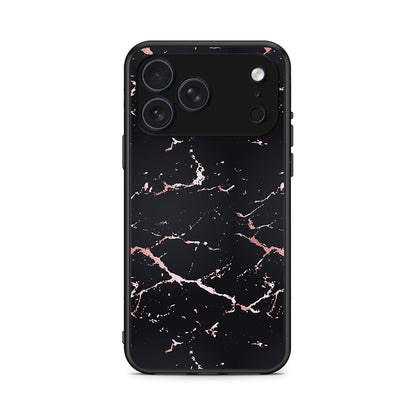 4 - iPhone 17 Pro Max Black Rosegold Marble case, cover, bumper