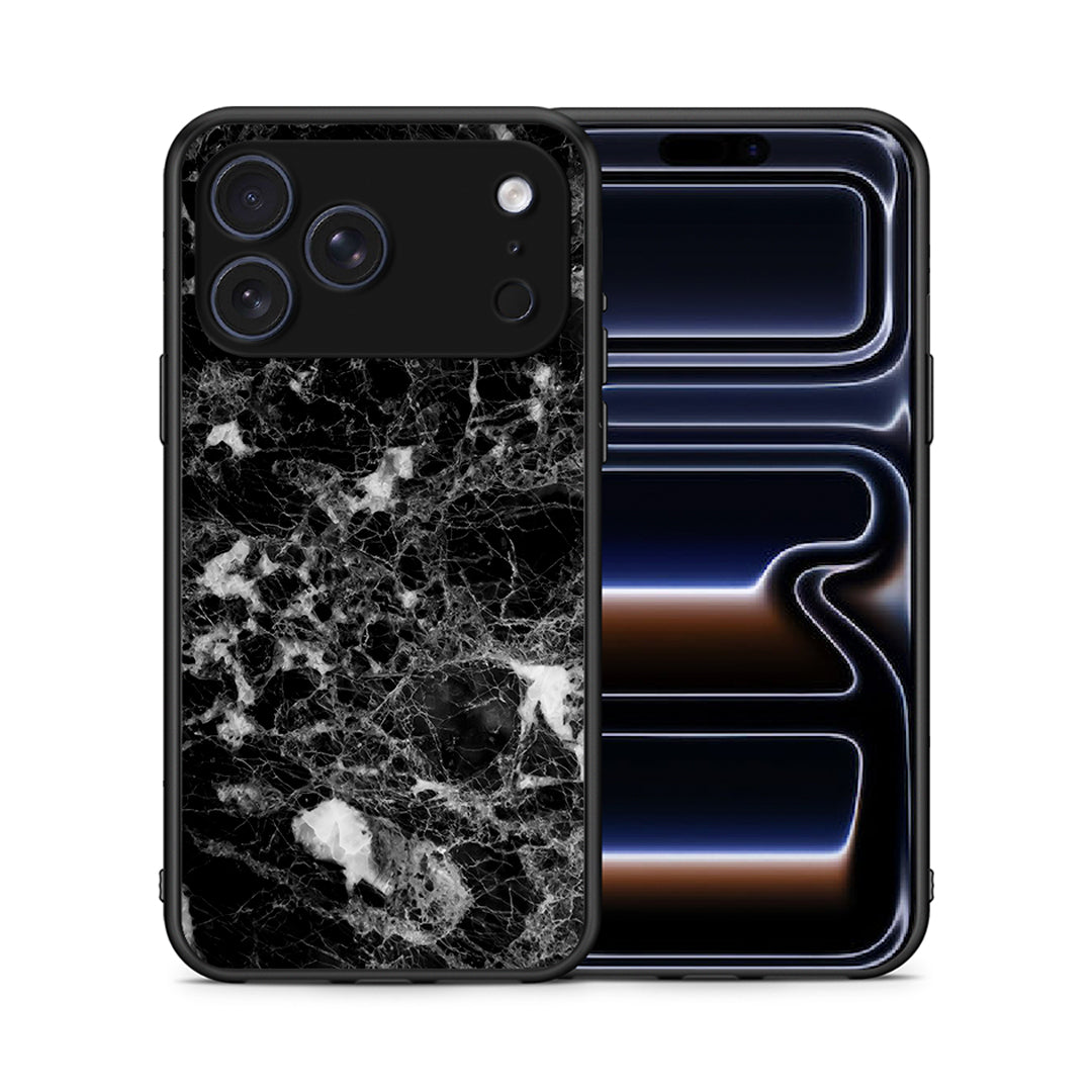 Θήκη iPhone 17 Pro Max Male Marble από τη Smartfits με σχέδιο στο πίσω μέρος και μαύρο περίβλημα | iPhone 17 Pro Max Male Marble case with colorful back and black bezels